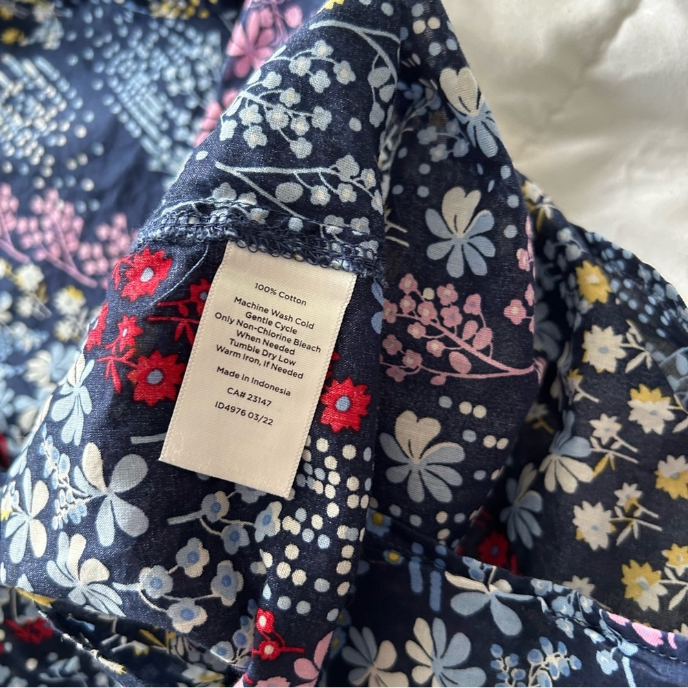 Talbots Cotton Button Down Size M - image 5